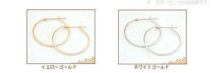 K18  Couper クーペ  デザインフープピアス 25mm Argyle アーガイル　