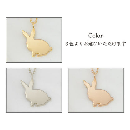 K10  Foresta フォレスタ アニマル ゴールド うさぎネックレス　