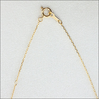 【LIMITED】【Natural】K10 レーザーホール ダイヤモンドネックレス 3石 0.3ct　