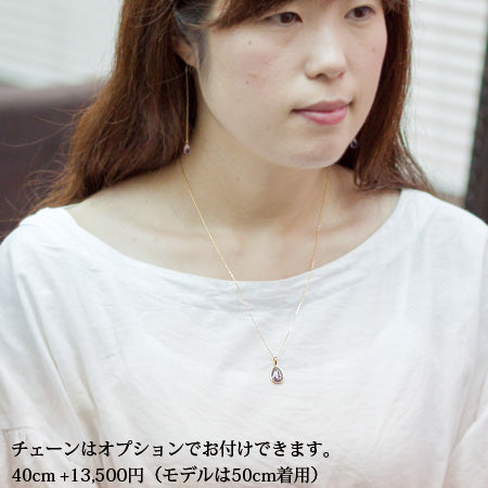 K18 ナチュラルブラックダイヤ ペンダントトップ 2.21ct