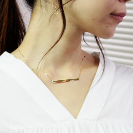 N00245 K18 オーダー ロングバーネックレス – SISTINA JEWELRY