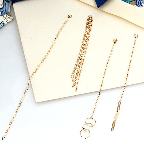 K18 ピアスチャーム チェーンチャーム P00226 – SISTINA JEWELRY