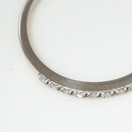 【Natural】K18 Line Ring ダイヤモンド ラインリング 0.05ct　