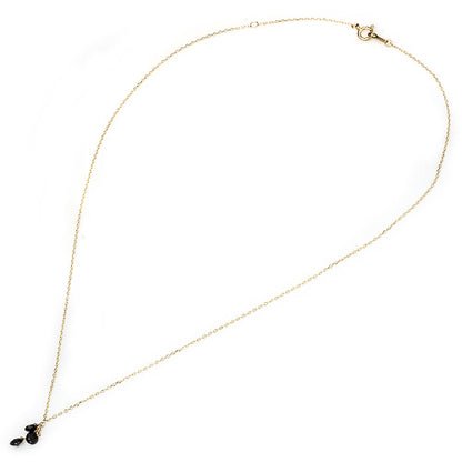 【LIMITED】【Natural】K18  レーザーホール 穴あきダイヤネックレス　