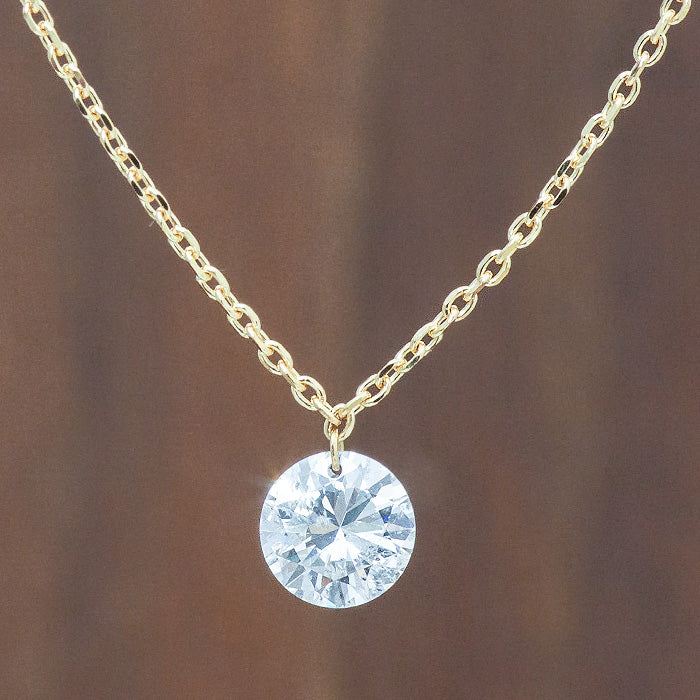K18 レーザーホールダイヤ ネックレス 0.52ct – SISTINA JEWELRY