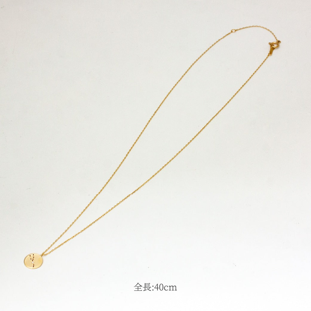 K18 ゴールド 12星座 コインネックレス ~ The Zodiac Sign
