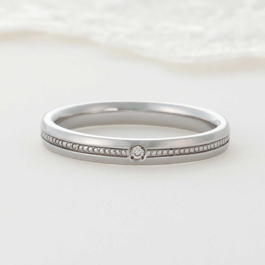 XN049　SISTINA BRIDAL マリッジリング Lara -ラーラ‐ プラチナ