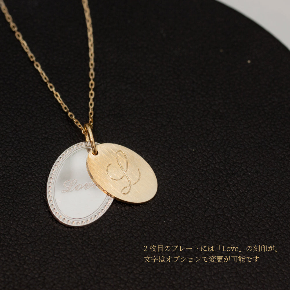 K10 オーダー オーバルコインネックレス – SISTINA JEWELRY