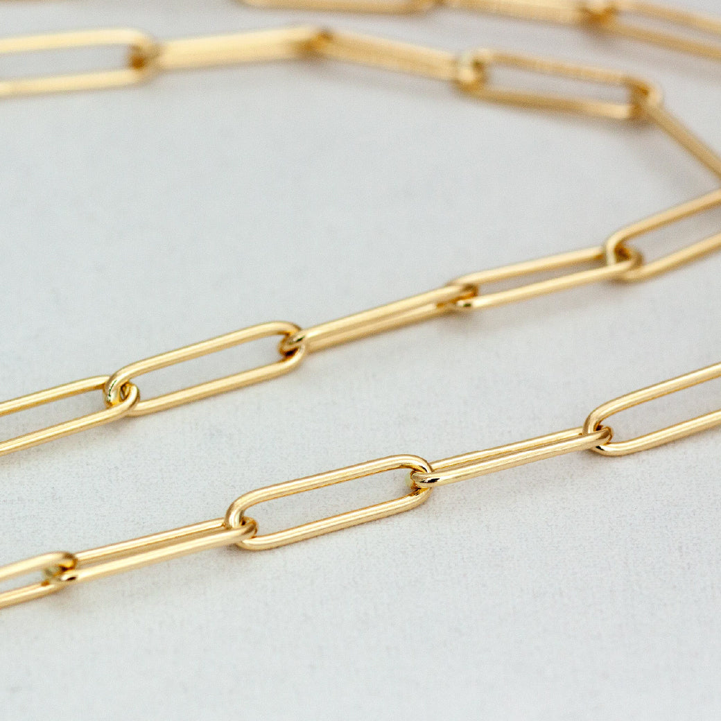K18 ペーパークリップチェーン ネックレス N00274 – SISTINA JEWELRY K18 ペーパークリップチェーン ネックレス N00274 – SISTINA JEWELRY