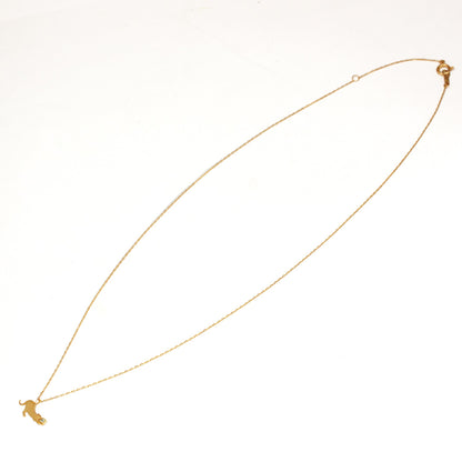 【チャリティ対象商品】K10   猫ネックレス ソラ (S)　