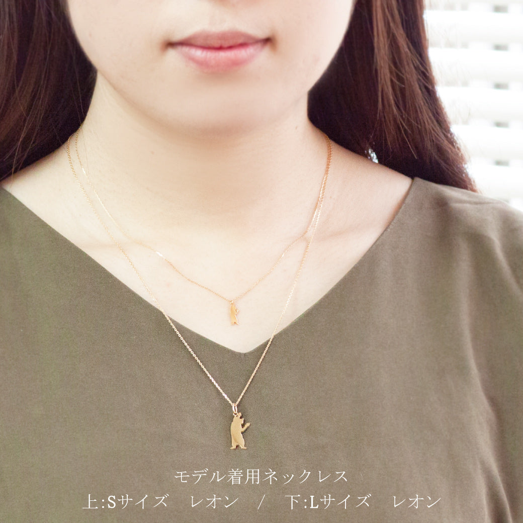 K18 オーダー チャリティー 猫ネックレス レオン Lタイプ – SISTINA JEWELRY