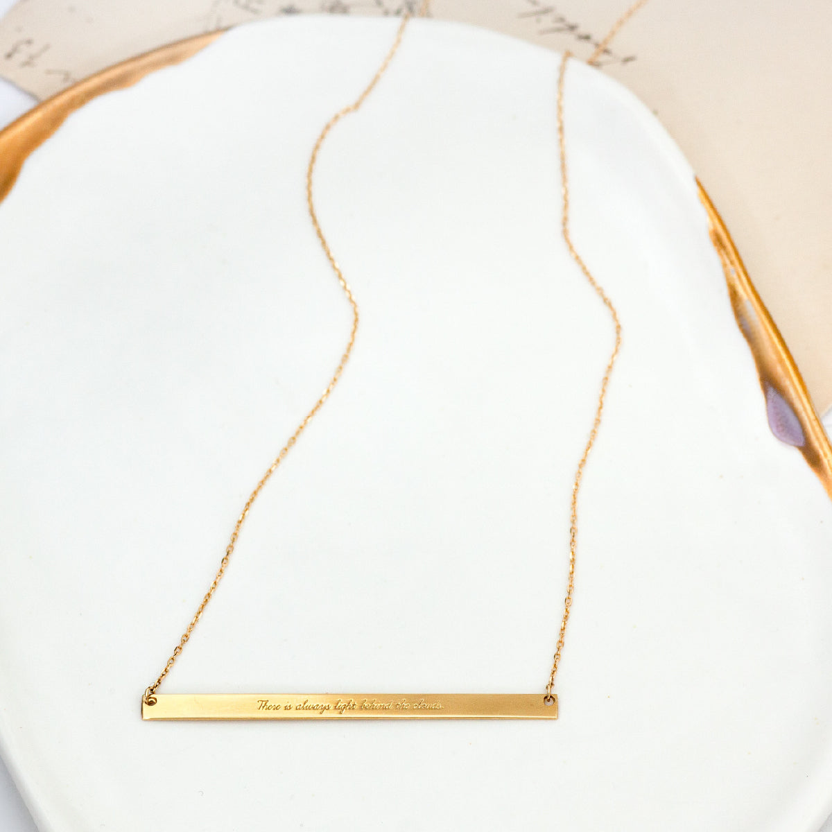 K18 オーダー ロングバーネックレス N00245 – SISTINA JEWELRY
