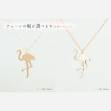 【Foresta～フォレスタ～】K10 ゴールド　Flamingo フラミンゴ ネックレス