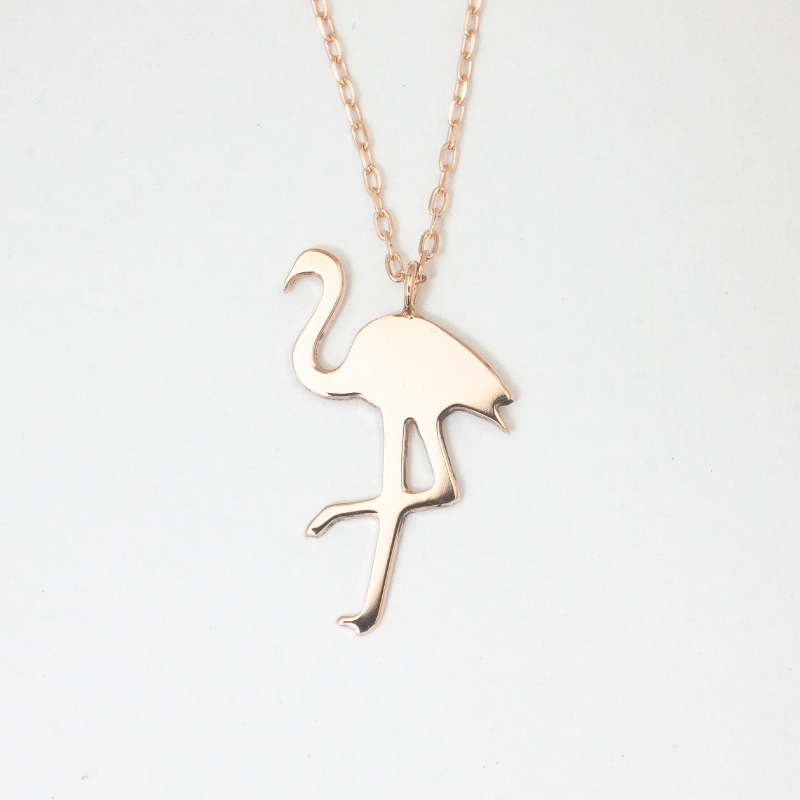 K10 Foresta フォレスタ Flamingo フラミンゴ ネックレス　