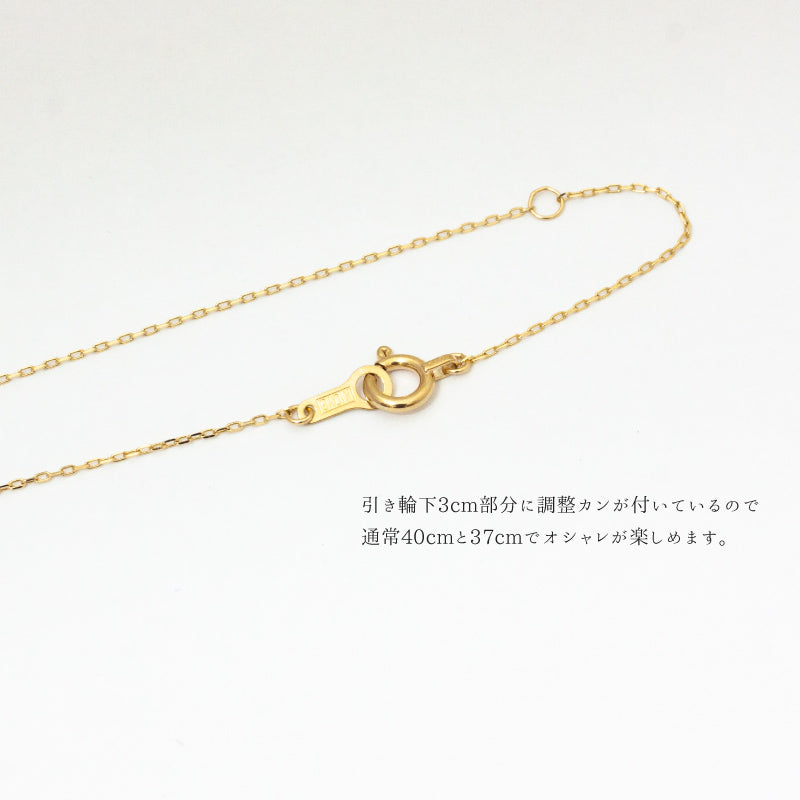 K18 Foresta フォレスタ HONU-ウミガメ-ネックレス　