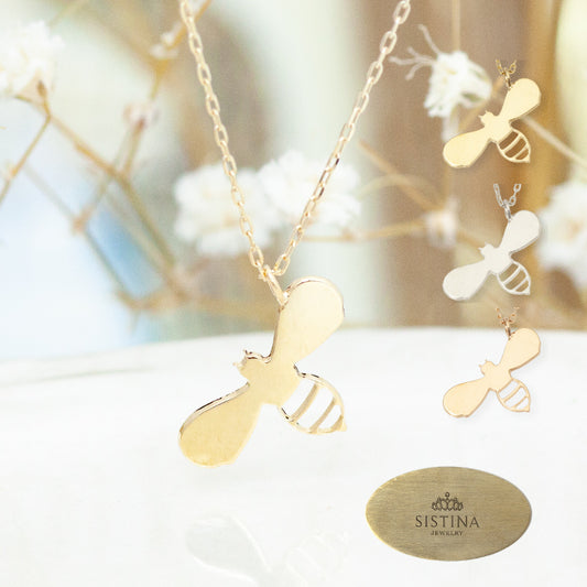 K18 Foresta フォレスタ HoneyBee -ミツバチ- ネックレス　