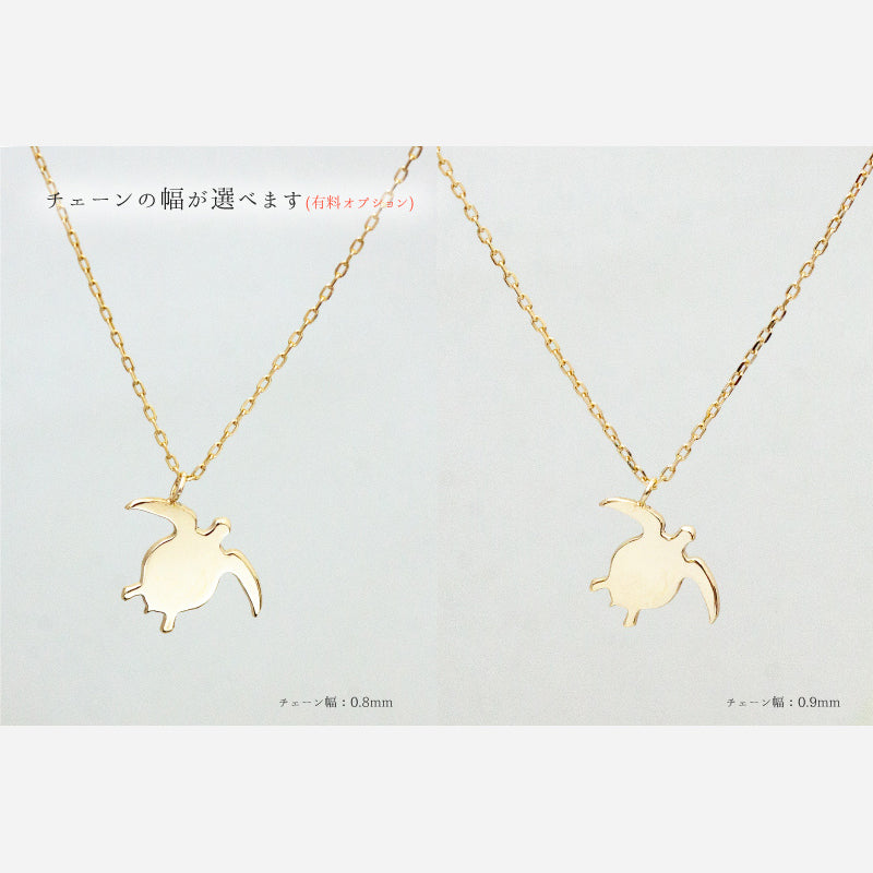 K18 Foresta フォレスタ HONU-ウミガメ-ネックレス　