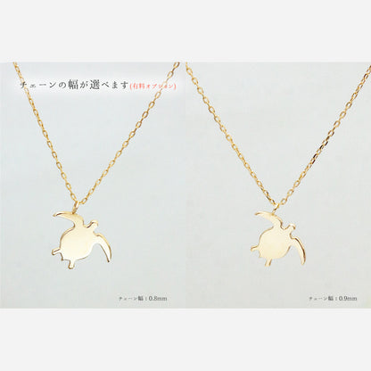 K18 Foresta フォレスタ HONU-ウミガメ-ネックレス　