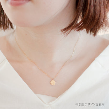 K10  The Zodiac Sign 12星座 コインネックレス　