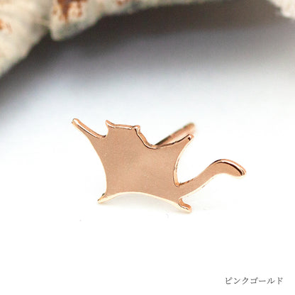 K10 Foresta フォレスタ モモンガ ゴールドピアス 片耳　
