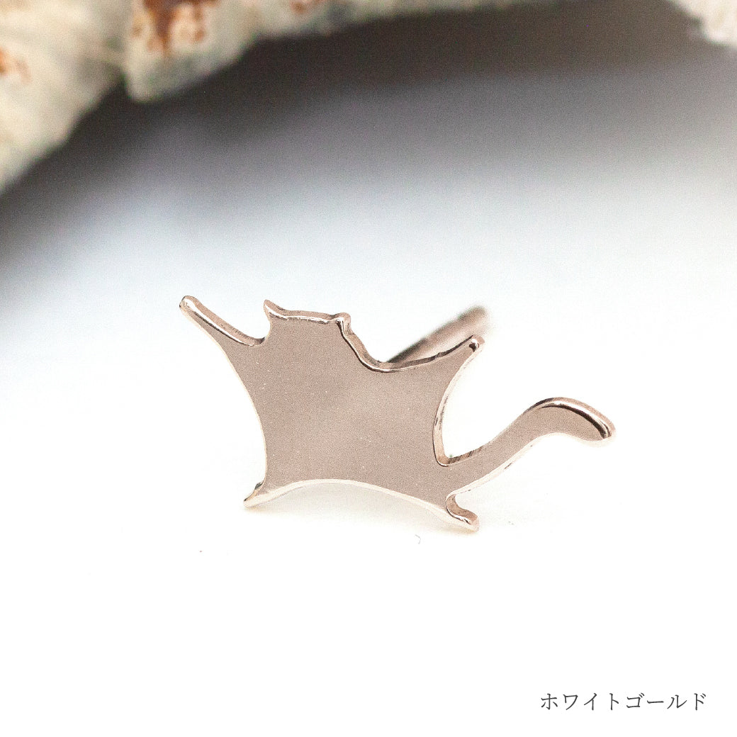 K10 Foresta フォレスタ モモンガ ゴールドピアス 片耳　