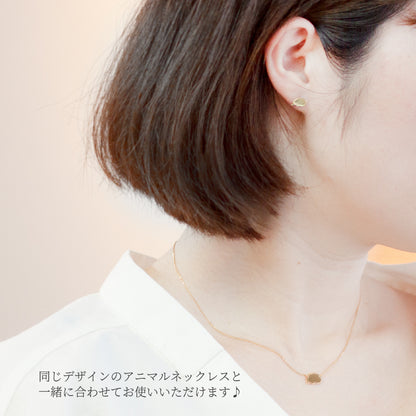K10 Foresta フォレスタ はりねずみ ゴールドピアス 片耳　