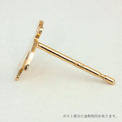 K10 Foresta フォレスタ ウミガメ ゴールドピアス 片耳　