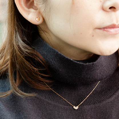 K10  オーダー イニシャルピアス ハート　