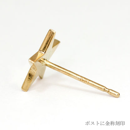 K10  オーダー イニシャルピアス スター　