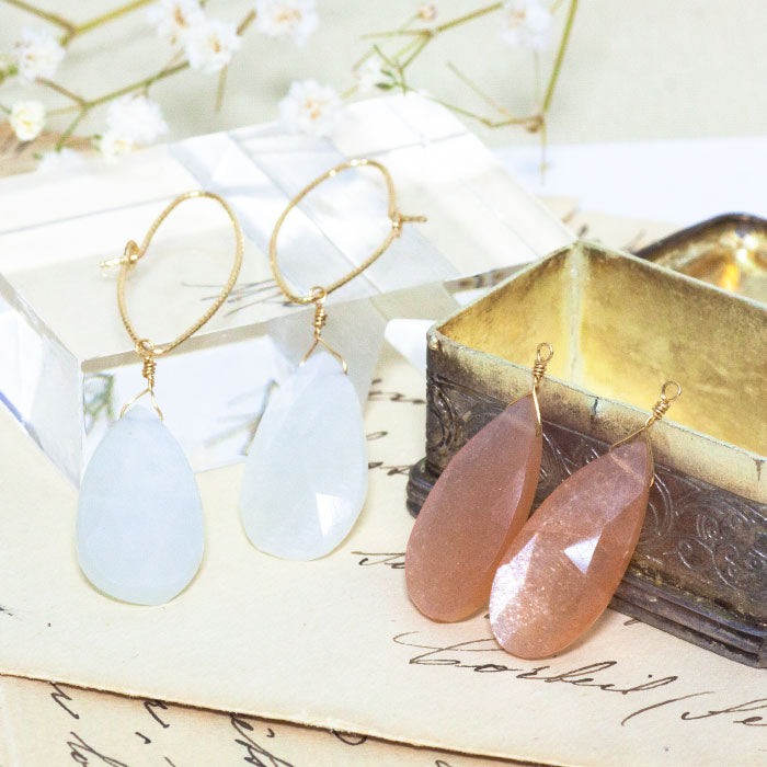 K10 ムーンストーン ピアスチャーム – SISTINA JEWELRY