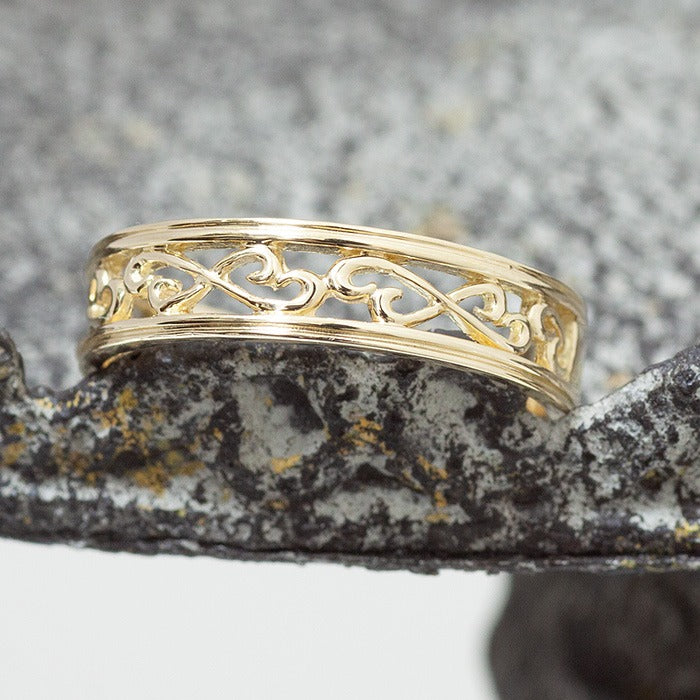 K18 透かしリング Rococo – SISTINA JEWELRY