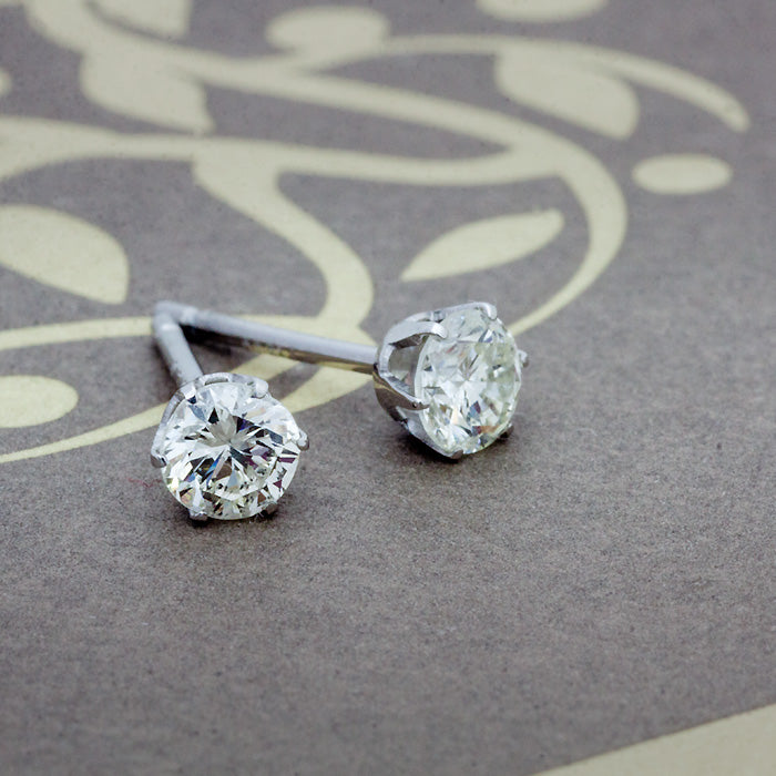 【Natural】特別価格 一粒ダイヤモンドピアス 計0.3ct UP　