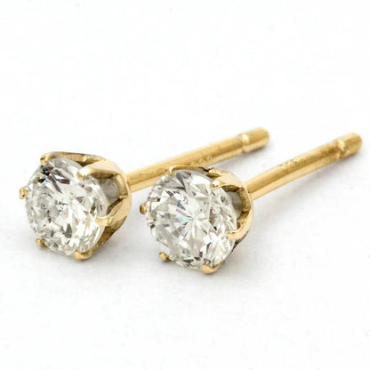【Natural】特別価格 一粒ダイヤモンドピアス 計0.3ct UP　